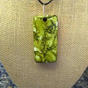 **New** Handmade necklace 18” UNIQUE!  Green #41